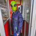 Hand-Painted UFO Denim Jacket – One-of-a-Kind | Handmade in Arizona