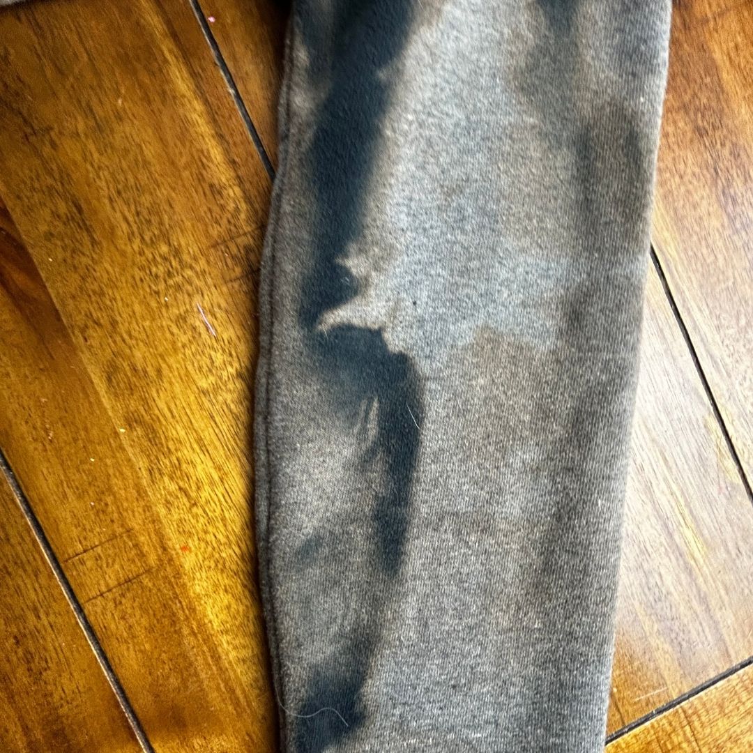 Bleach-Dyed “The Modern Alien” Crop Sweater — Handmade &amp; One-of-a-Kind