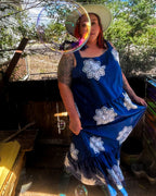 Mandala Curtain Sundress – One of a Kind Upcycled Statement Piece