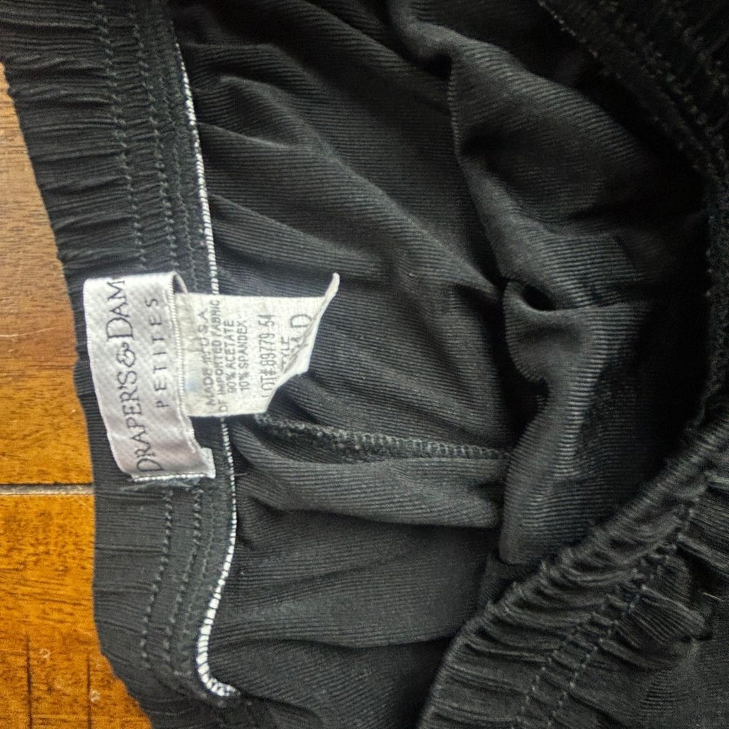 Upcycled Midnight Velvet Fringe Skirt — One-of-a-Kind + Handmade