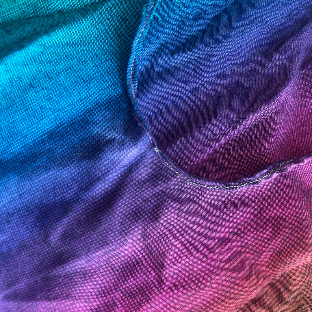 Handmade Rainbow Pashmina Crop Top | Fringe Festival Tank