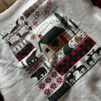 Cozy Cabin Flannel Crop – One of a Kind Upcycled Statement Piece