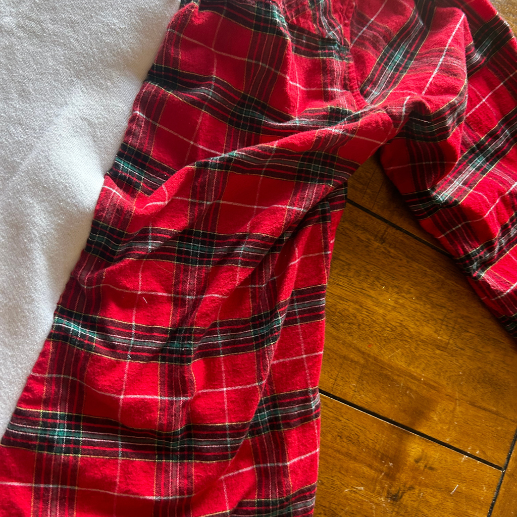 Upcycled Cozy Cabin Flannel Crop