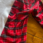 Cozy Cabin Flannel Crop – One of a Kind Upcycled Statement Piece