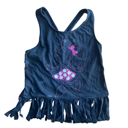 Fringe Fun Minnie Tote | Handmade from a Tank Top