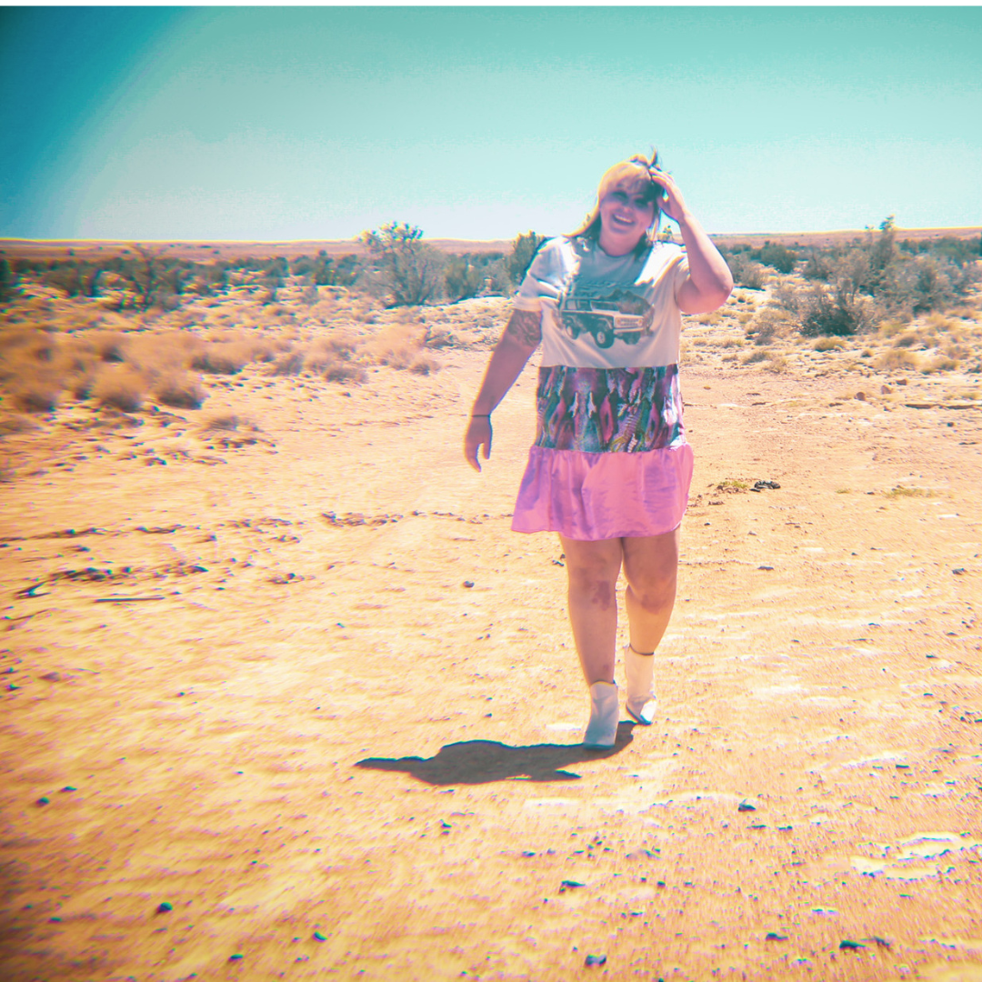Upcycled Ford Bronco T-Shirt Dress | Handmade