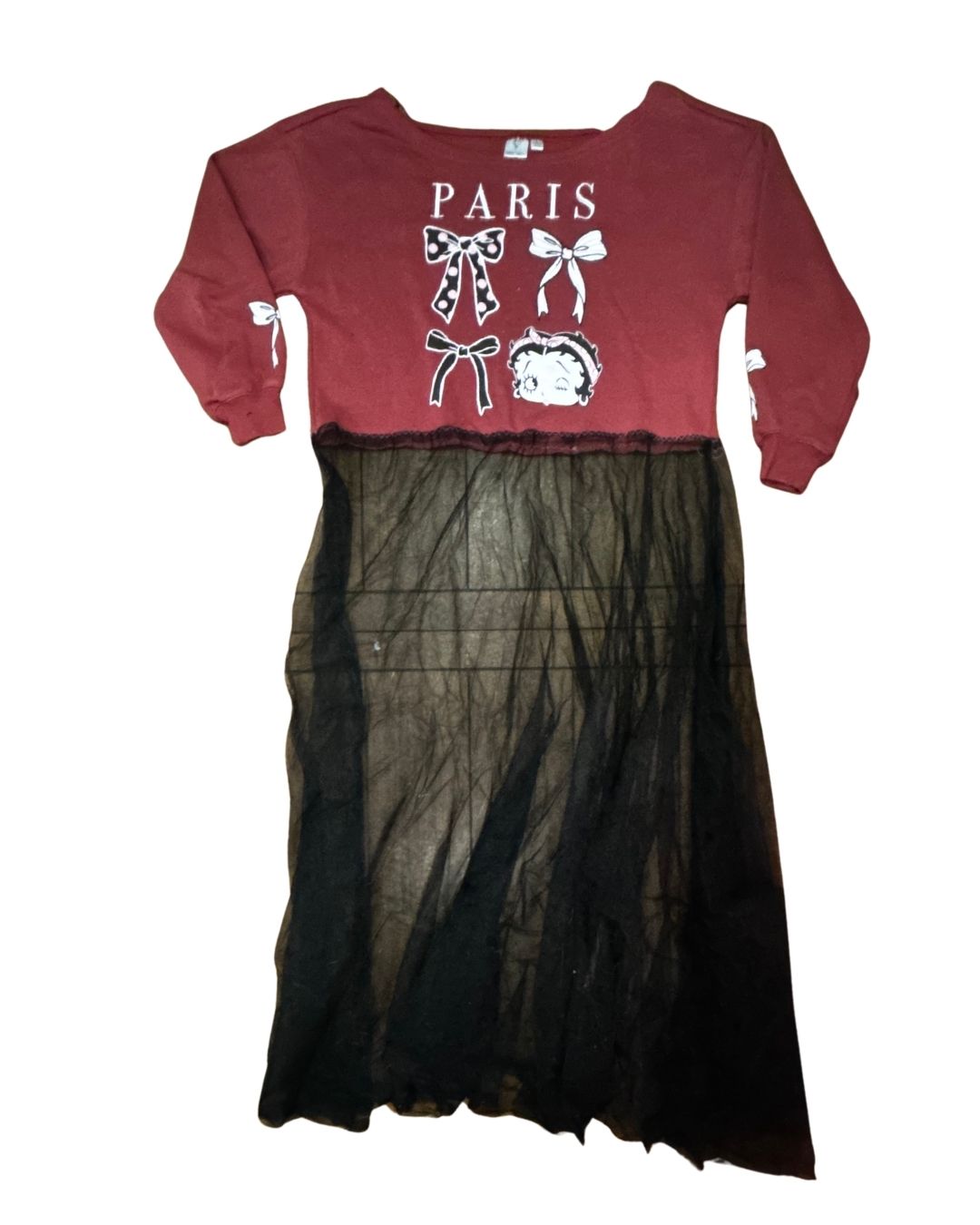 Betty in Paris Reworked Hoodie Dress