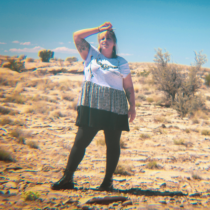 Handmade "Bat Shit" T-Shirt Dress | Upcycled