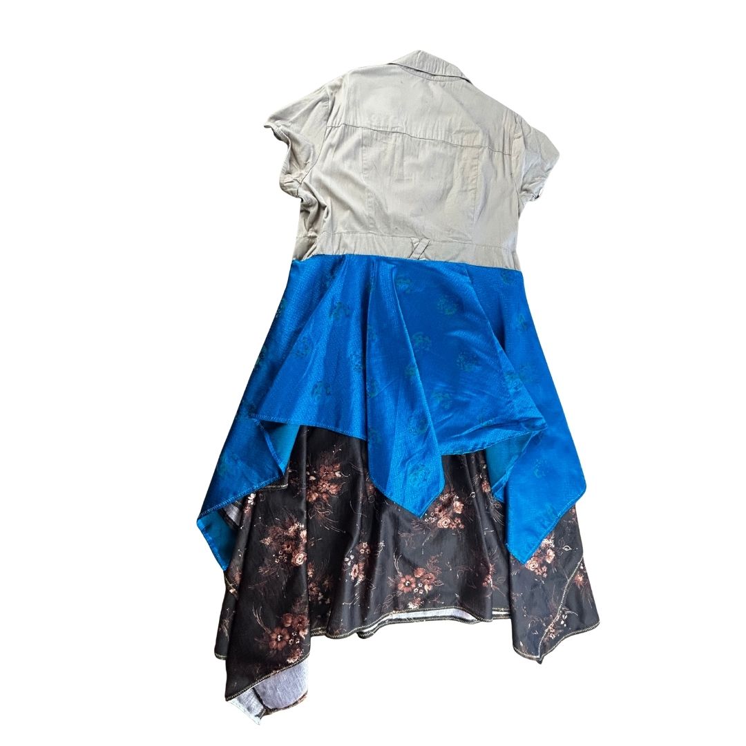 Patchwork Wanderer Dress — Upcycled, Handmade &amp; One-of-a-Kind