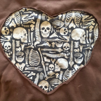 Soft Spine Love Sweatshirt – One of a Kind Upcycled Statement Piece