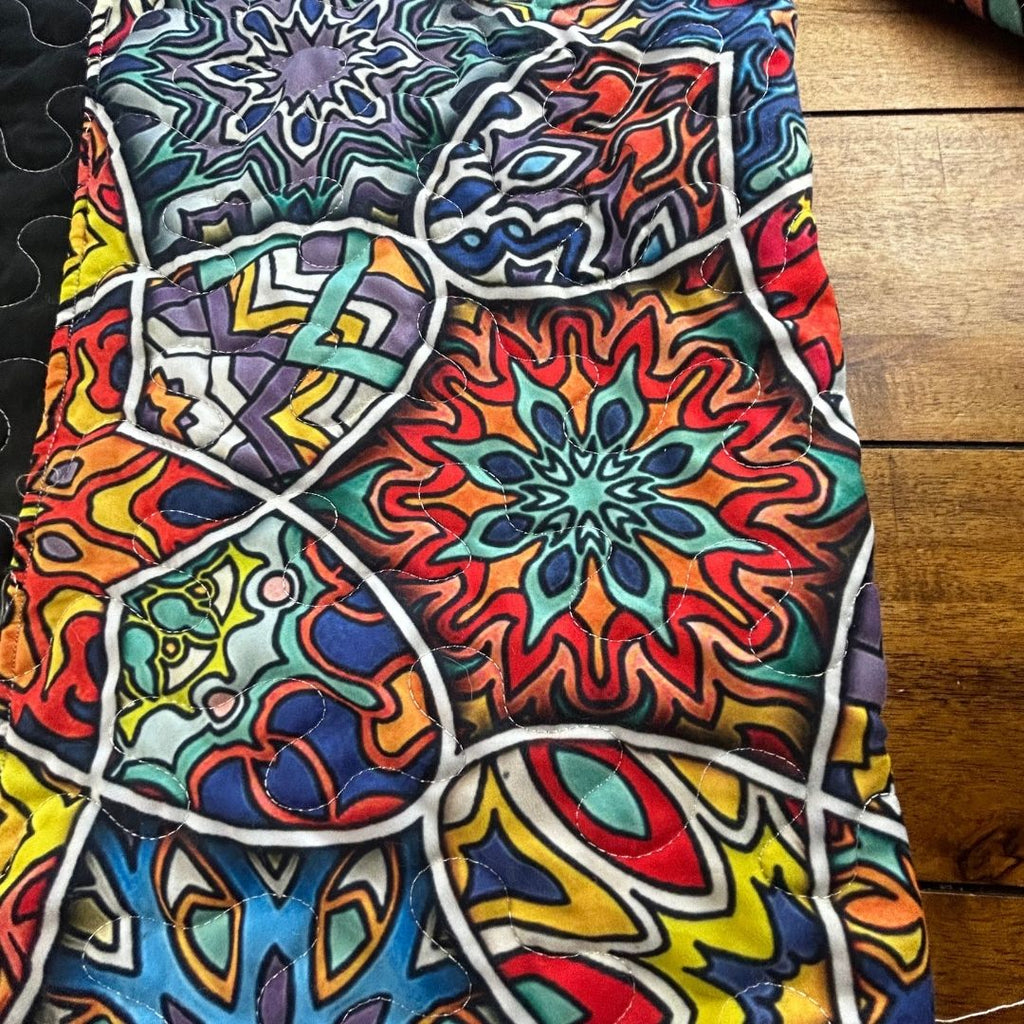 Kaleidoscope Quilt Kimono — Upcycled, Handmade &amp; One-of-a-Kind