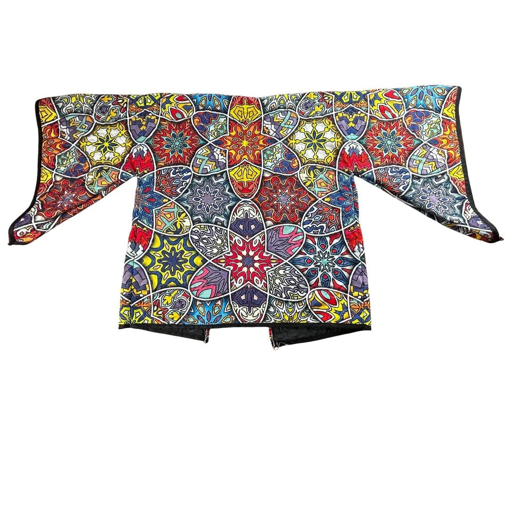 Kaleidoscope Quilt Kimono — Upcycled, Handmade &amp; One-of-a-Kind