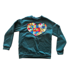 Sweet Speed Love Sweatshirt – One of a Kind Upcycled Statement Piece