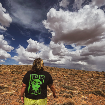 Handmade Alien Graphic Tee | Funky Boho Streetwear