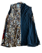 Crimson Bloom Babydoll Dress – One-of-a-Kind Handmade Upcycled Statement Piece featuring unique patterns and textures.