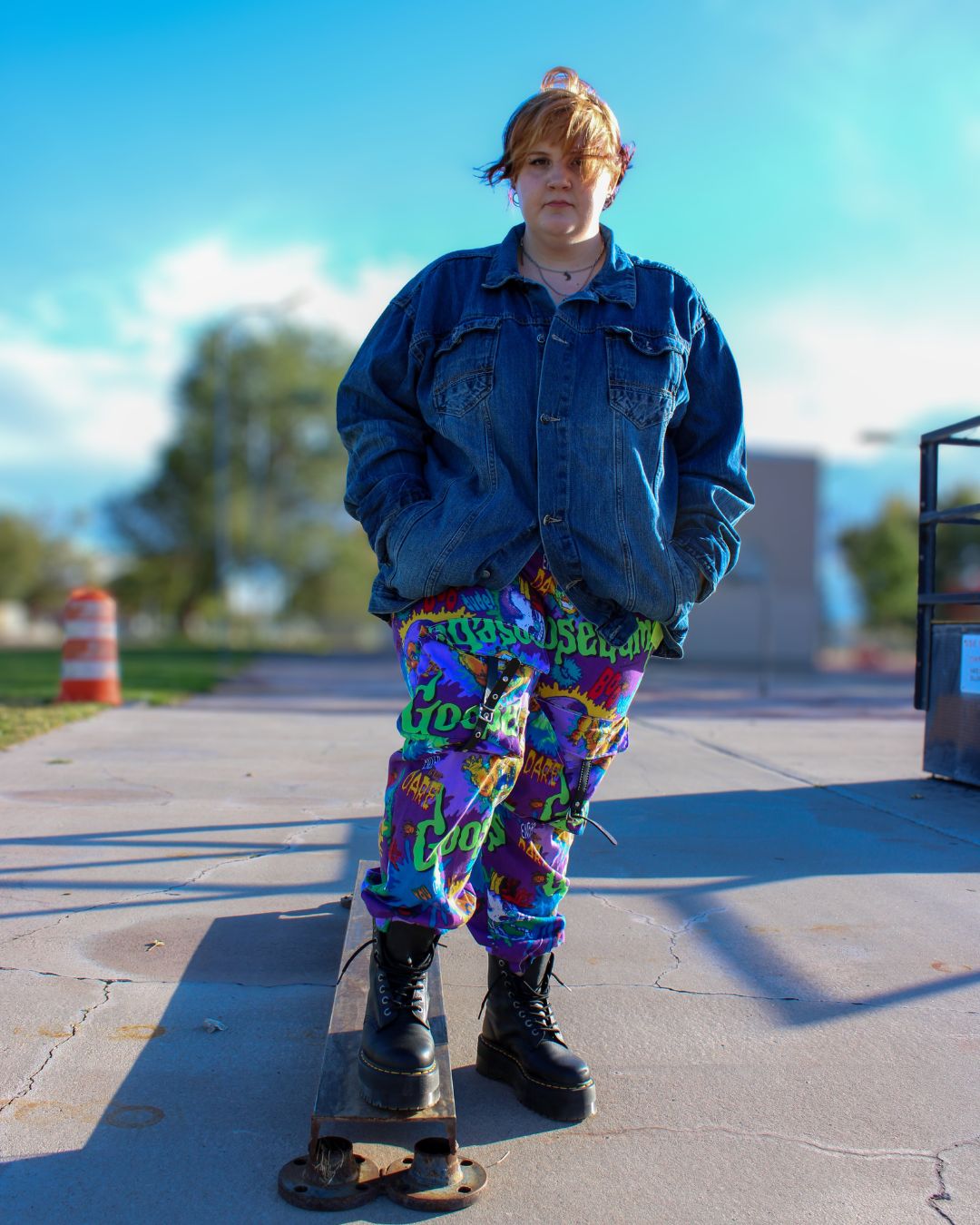 Reader Beware | Upcycled Goosebumps Cargo Pants