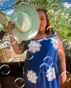 Mandala Curtain Sundress – One of a Kind Upcycled Statement Piece
