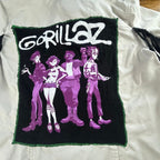 Gorillaz Chaos Fringe Jacket – One of a Kind Upcycled Statement Piece