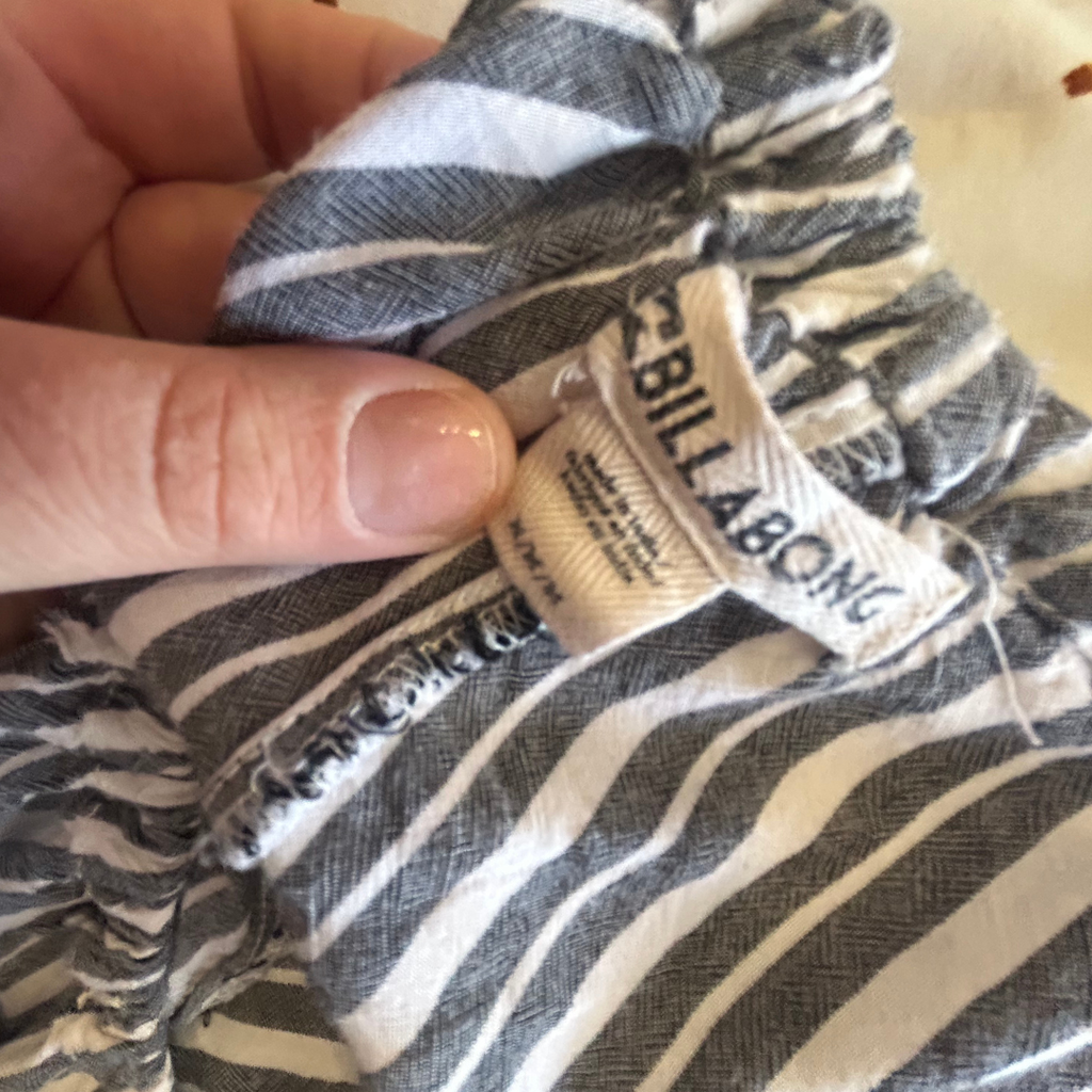 Easy Breeze Stripe Dress – One of a Kind Upcycled Statement Piece