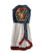 Going Bananas Upcycled Fringe Dress