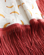 Going Bananas Upcycled Fringe Dress