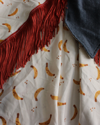 Going Bananas Upcycled Fringe Dress