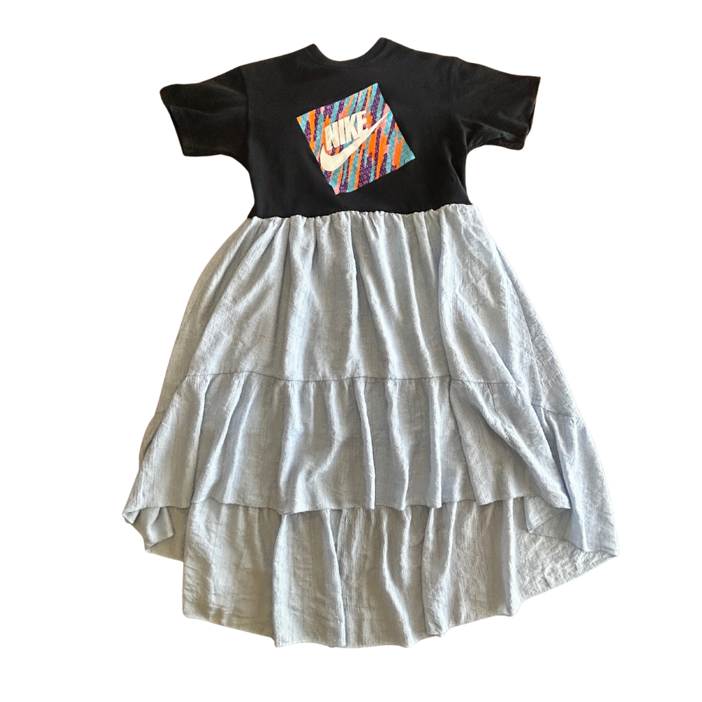 Wild Thing Tee Dress – One of a Kind Upcycled Statement Piece