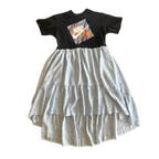 Wild Thing Tee Dress – One of a Kind Upcycled Statement Piece