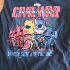 Civil Chaos Tee Dress – One of a Kind Upcycled Statement Piece
