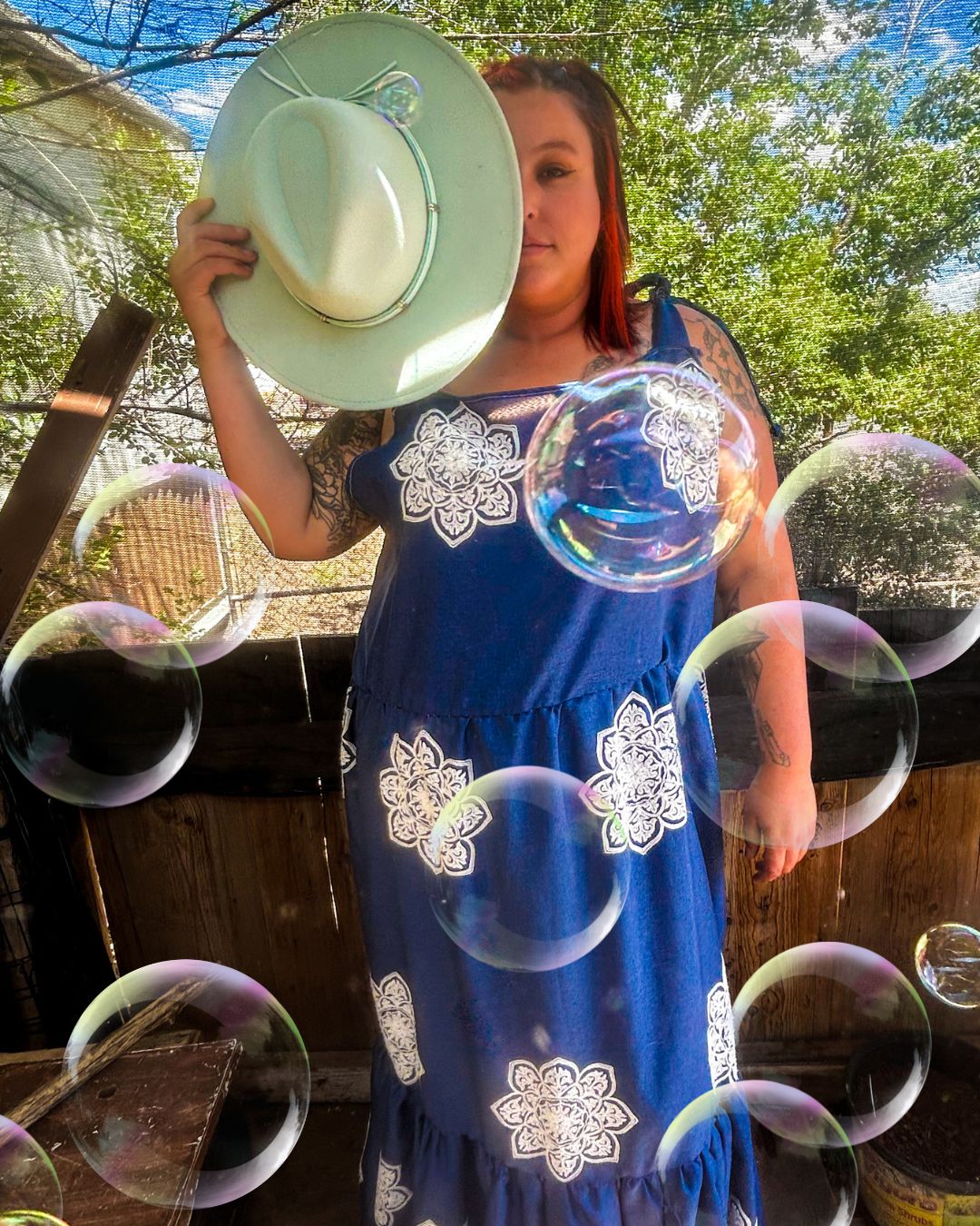 Upcycled Curtain Sundress — Cottagecore Comfort Meets Funky Handmade Charm