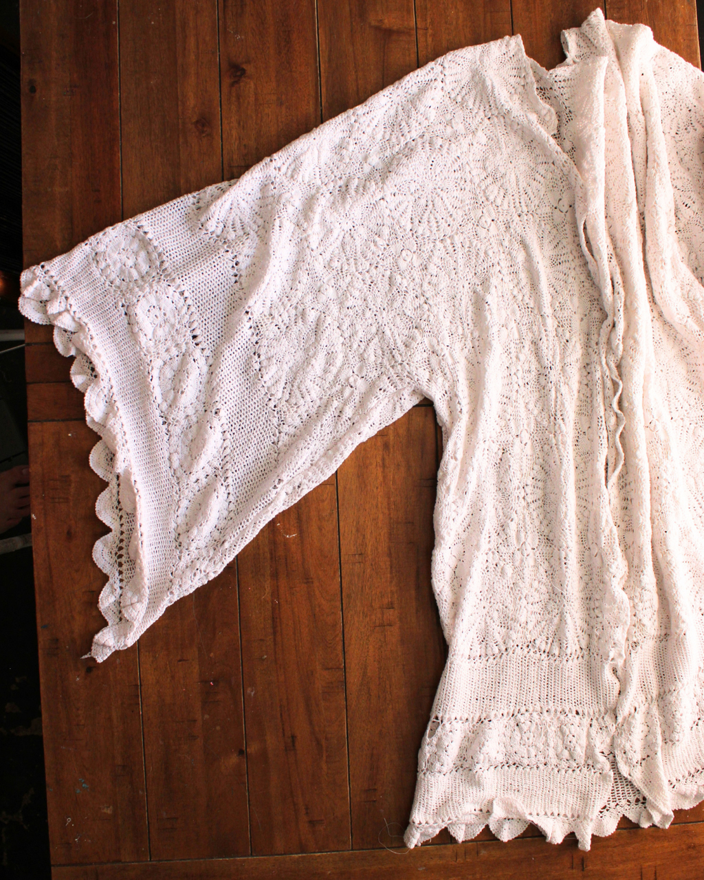 Table Manners Are Overrated Crochet Duster