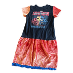 Civil Chaos Tee Dress – One of a Kind Upcycled Statement Piece