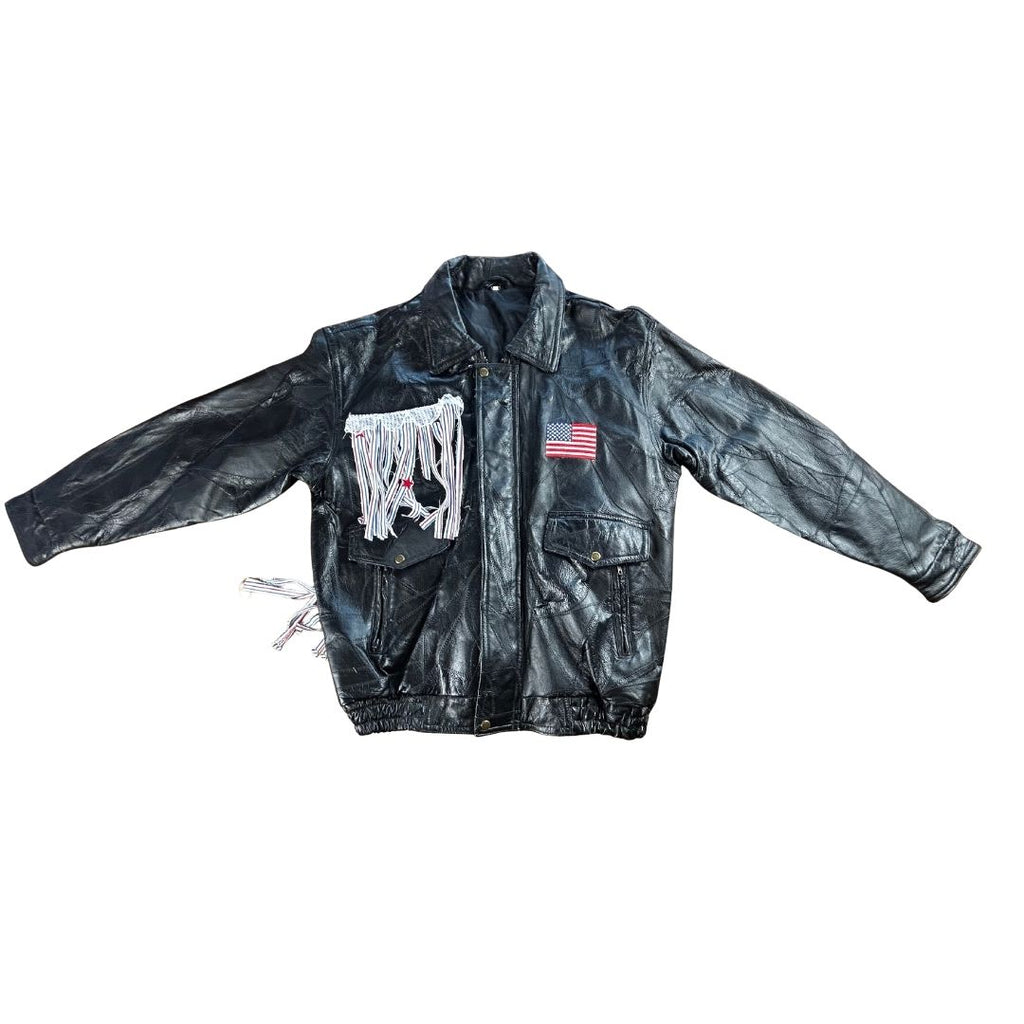 Upcycled “’Merica” Fringe Jacket — Loud, Proud &amp; One-of-a-Kind