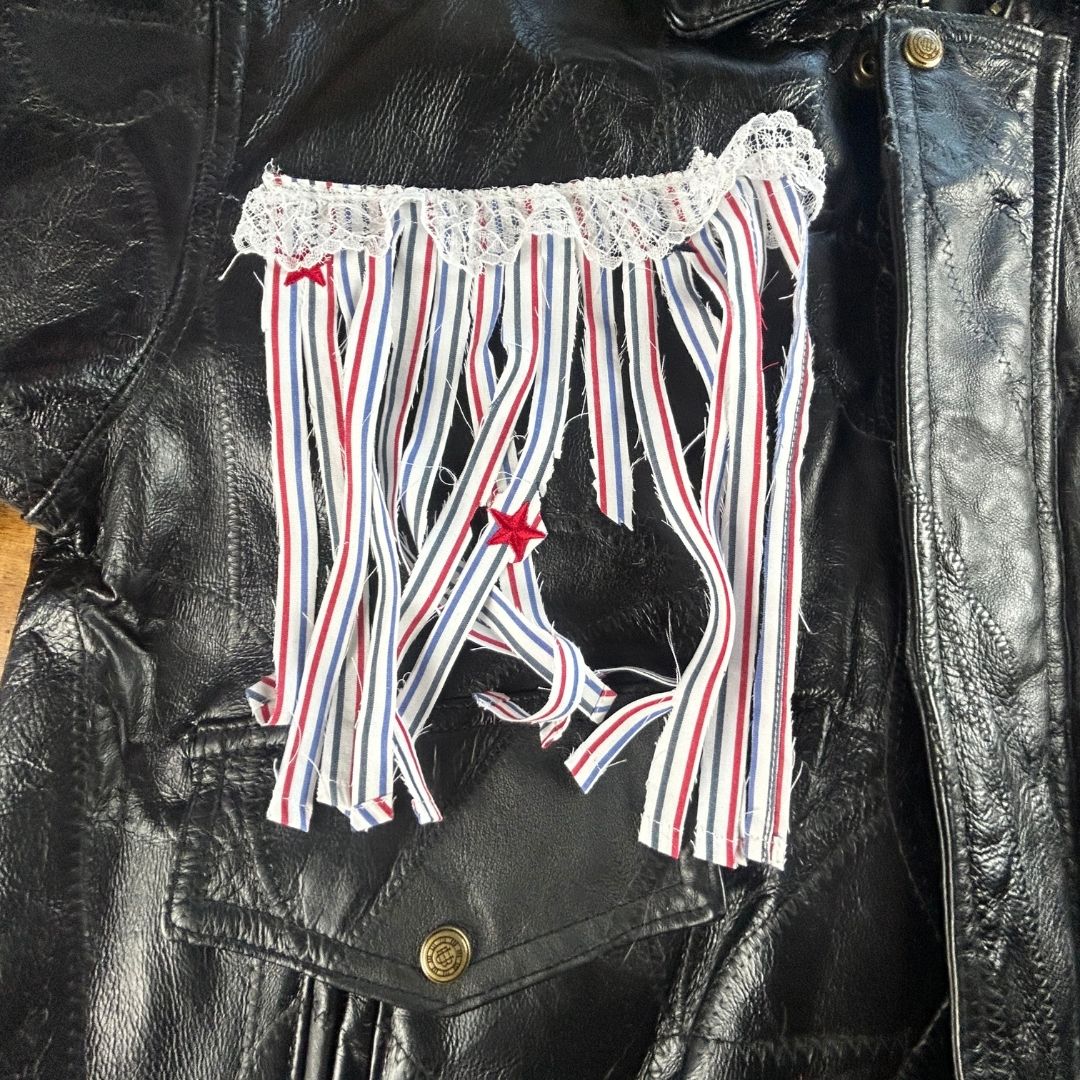 Upcycled “’Merica” Fringe Jacket — Loud, Proud &amp; One-of-a-Kind
