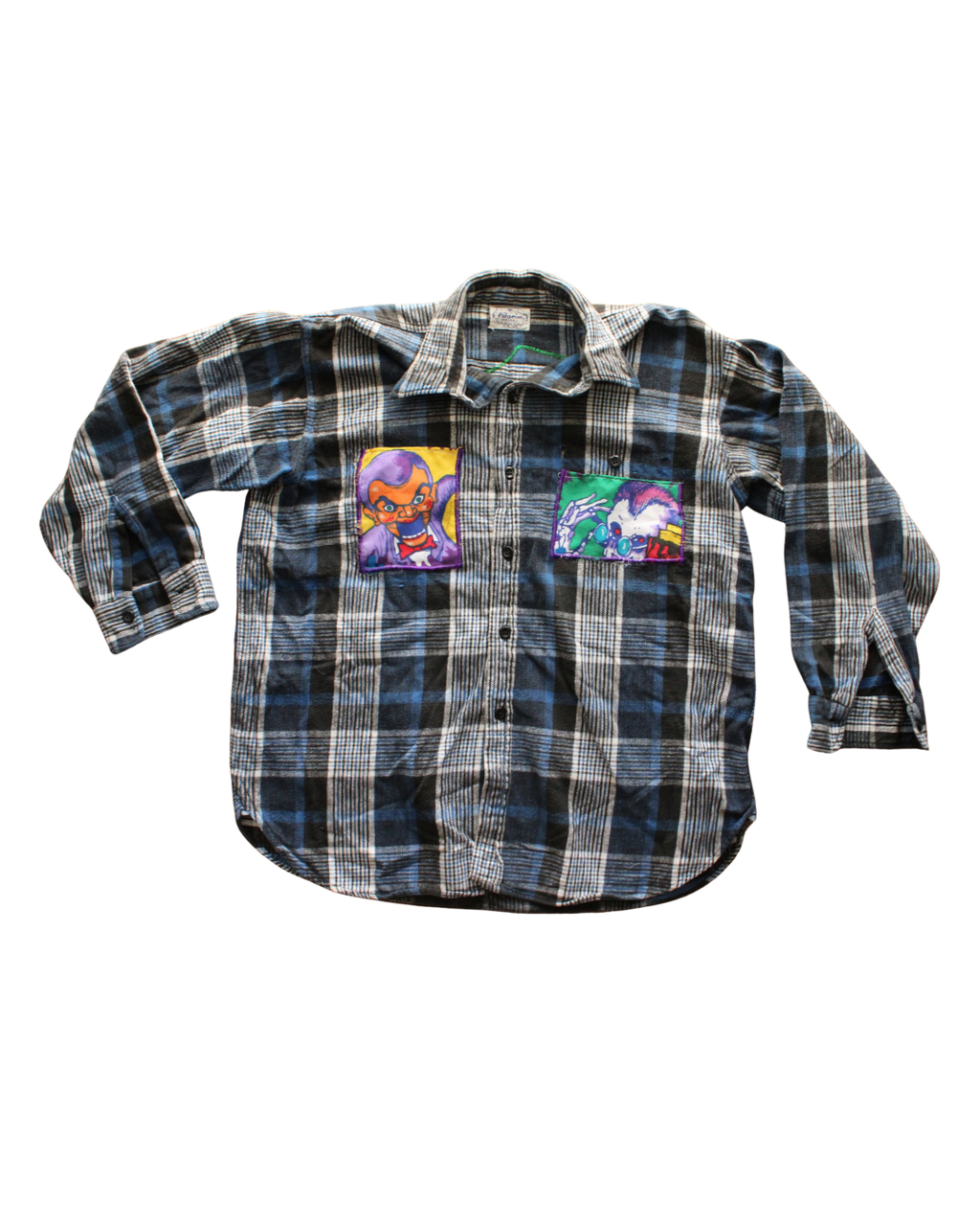 Nightmare Fuel Goosebumps Patchwork Flannel