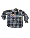 Nightmare Fuel Goosebumps Patchwork Flannel