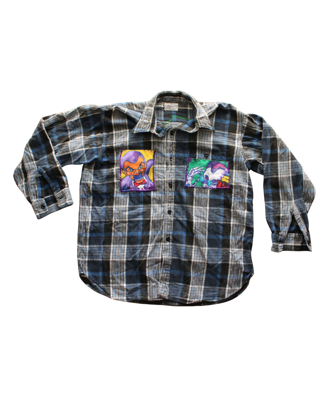 Nightmare Fuel Goosebumps Patchwork Flannel