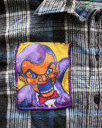 Nightmare Fuel Goosebumps Patchwork Flannel