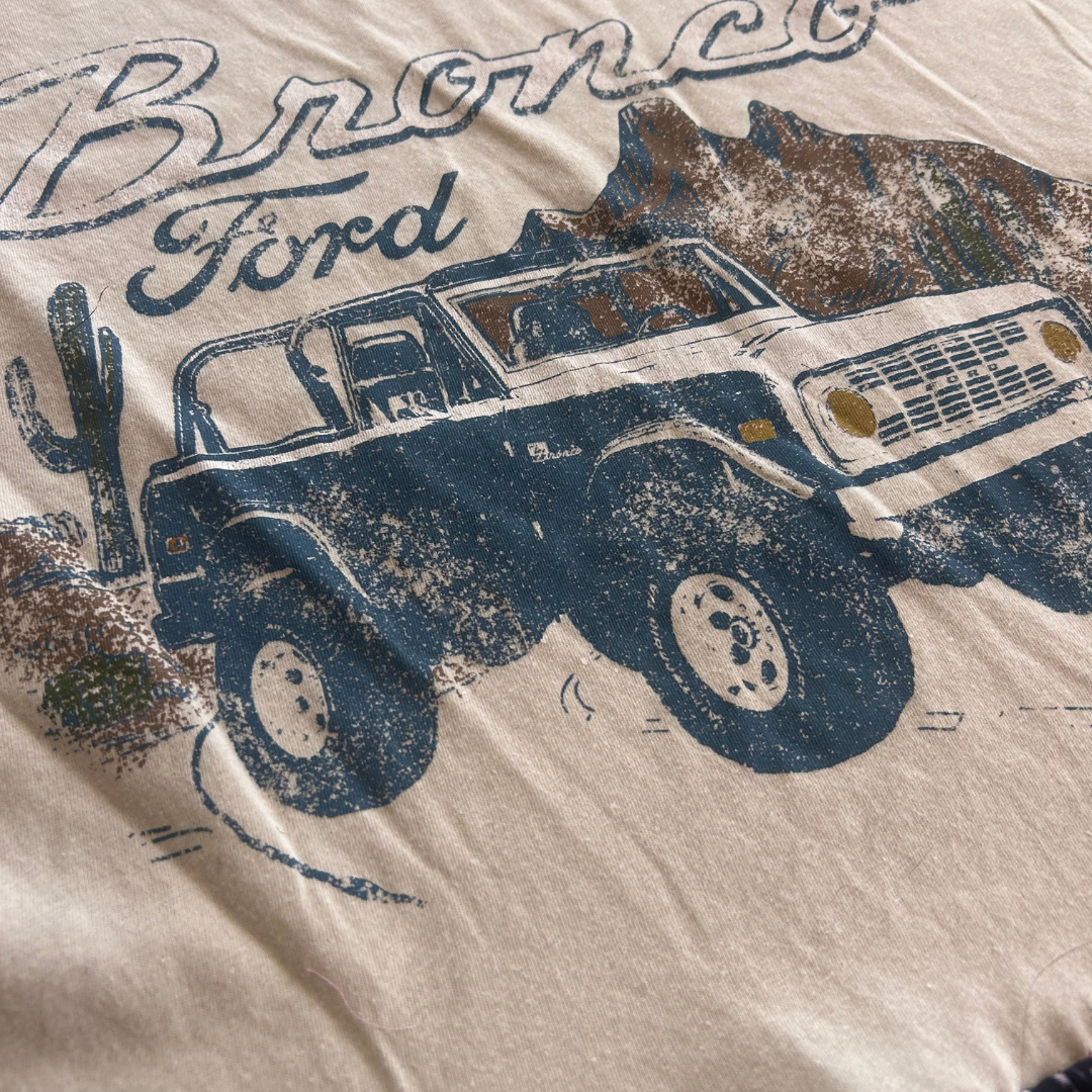Upcycled Ford Bronco T-Shirt Dress | Handmade
