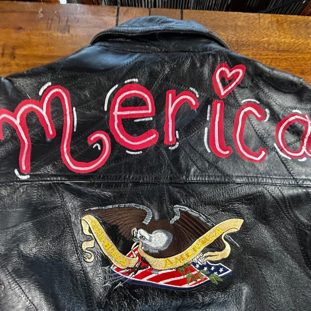 Upcycled “’Merica” Fringe Jacket — Loud, Proud &amp; One-of-a-Kind