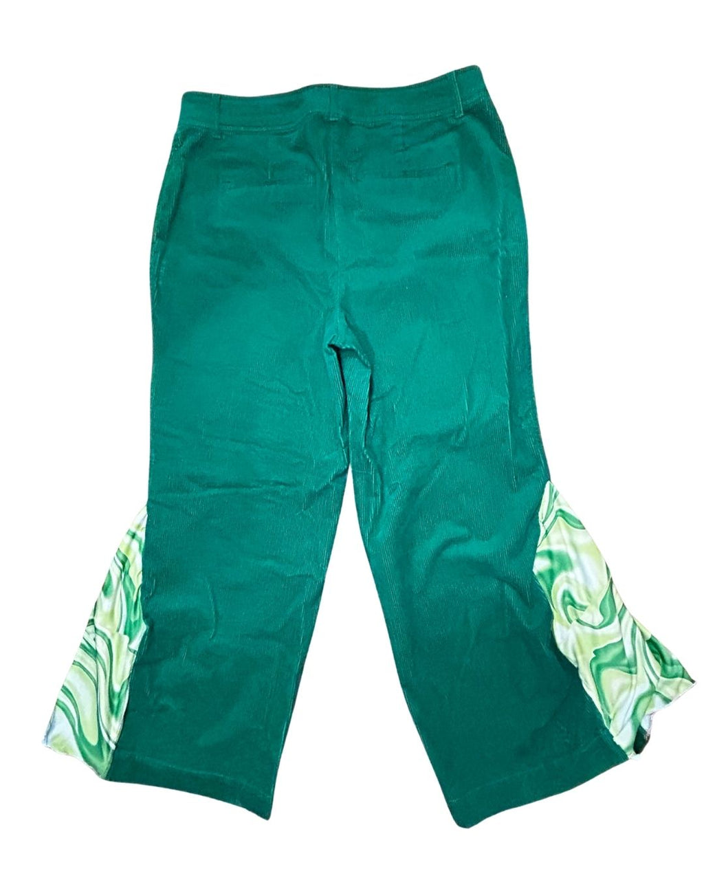 Emerald Flow Wide-Leg Pants