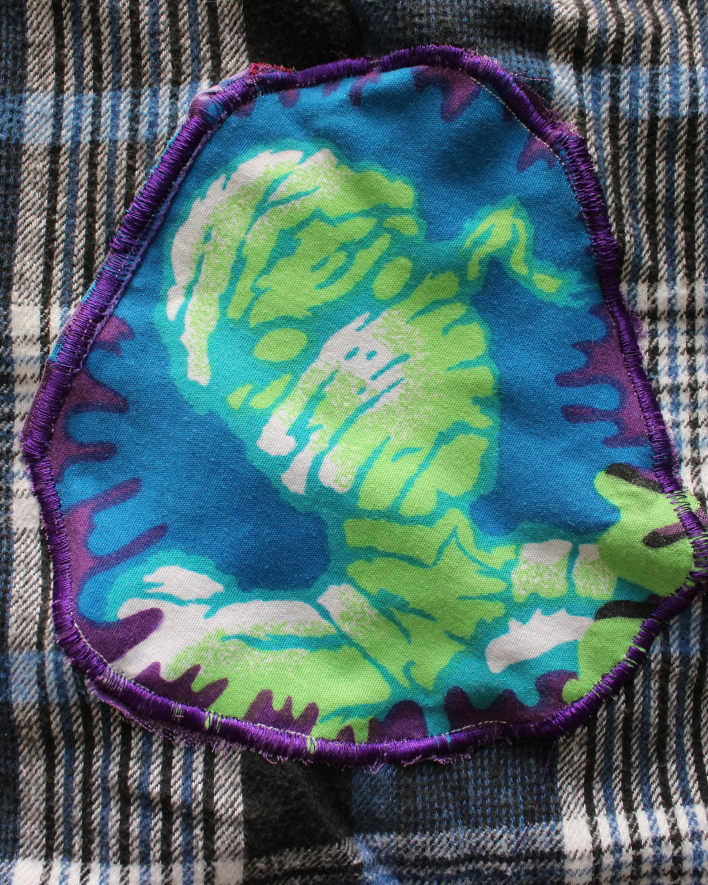 Nightmare Fuel Goosebumps Patchwork Flannel