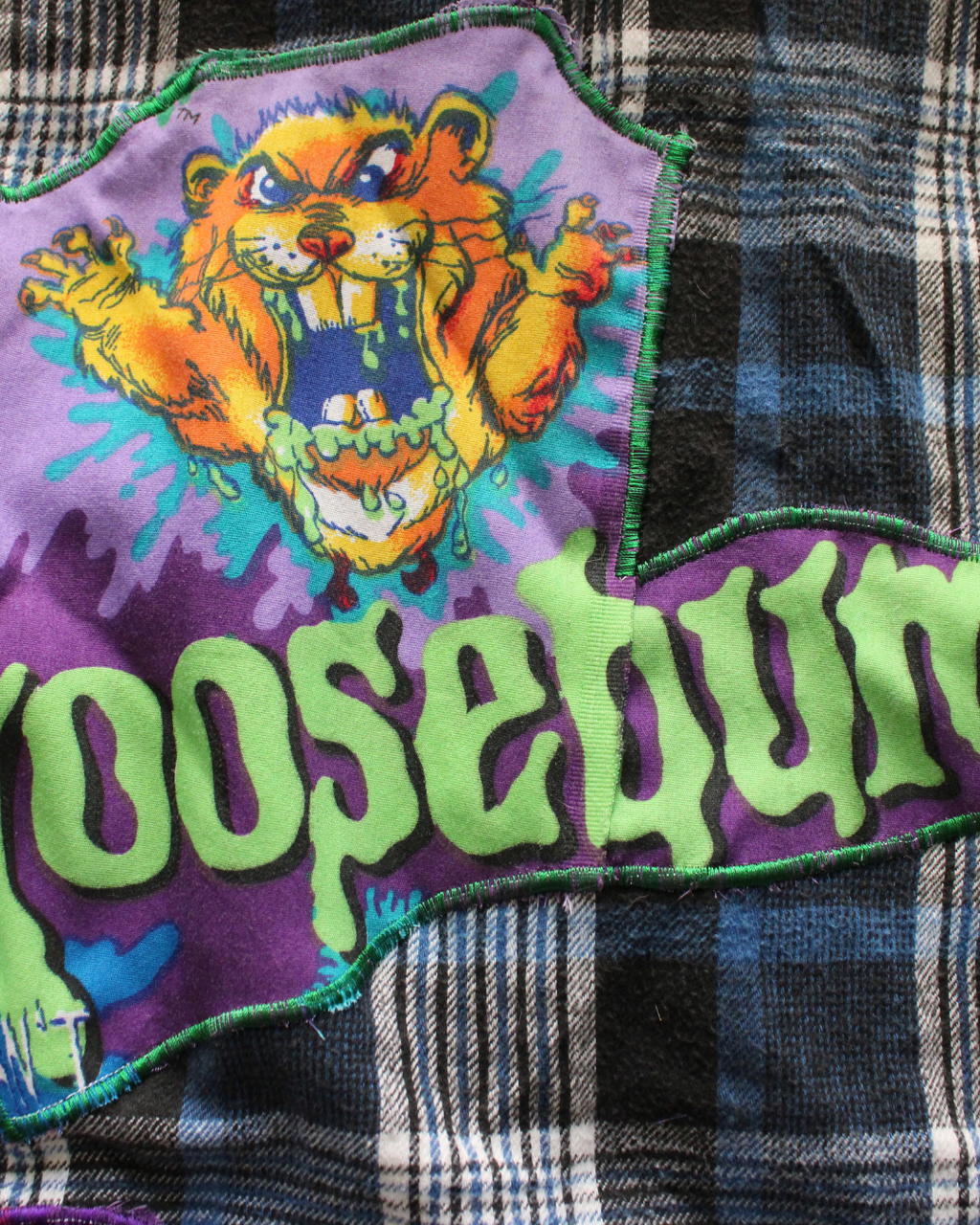 Nightmare Fuel Goosebumps Patchwork Flannel