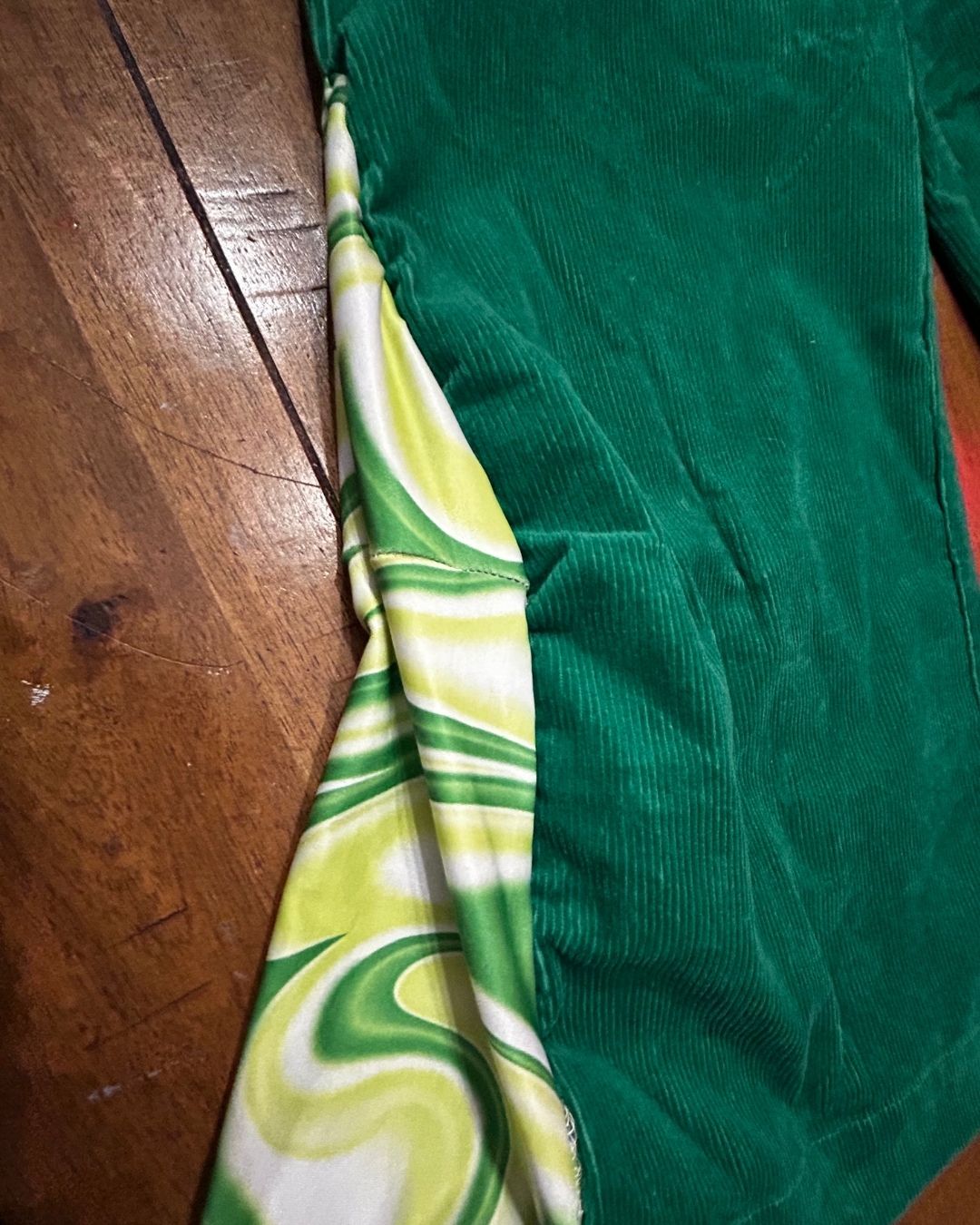 Emerald Flow Wide-Leg Pants