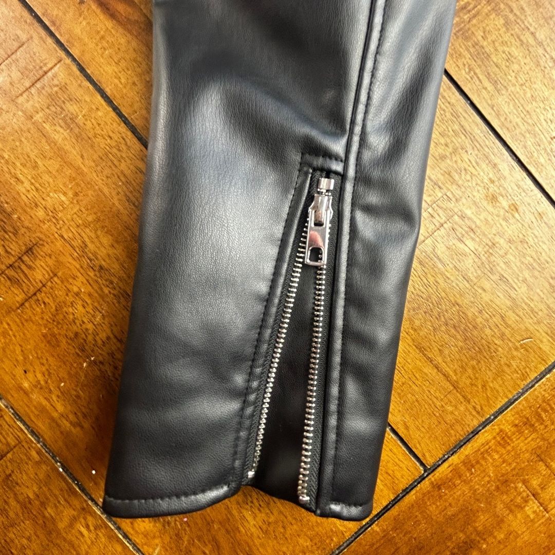 Upcycled Skeleton Leather Jacket — Spooky, Stylish &amp; Totally One-of-a-Kind