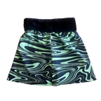 Alien Wave Mini Skirt – One of a Kind Upcycled Statement Piece