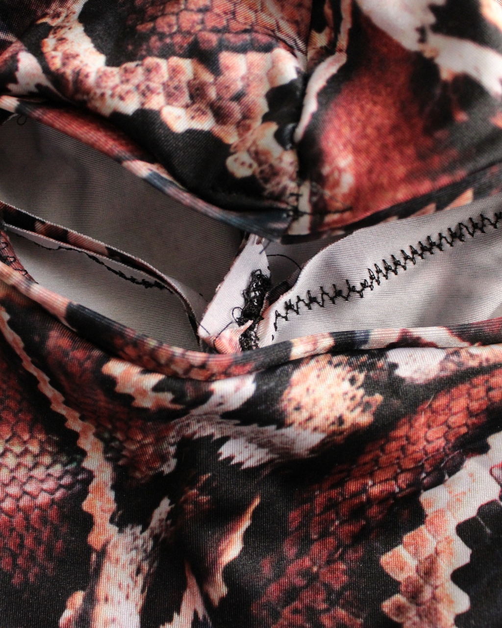Venomous Behavior Snakeskin Alien Ski Mask