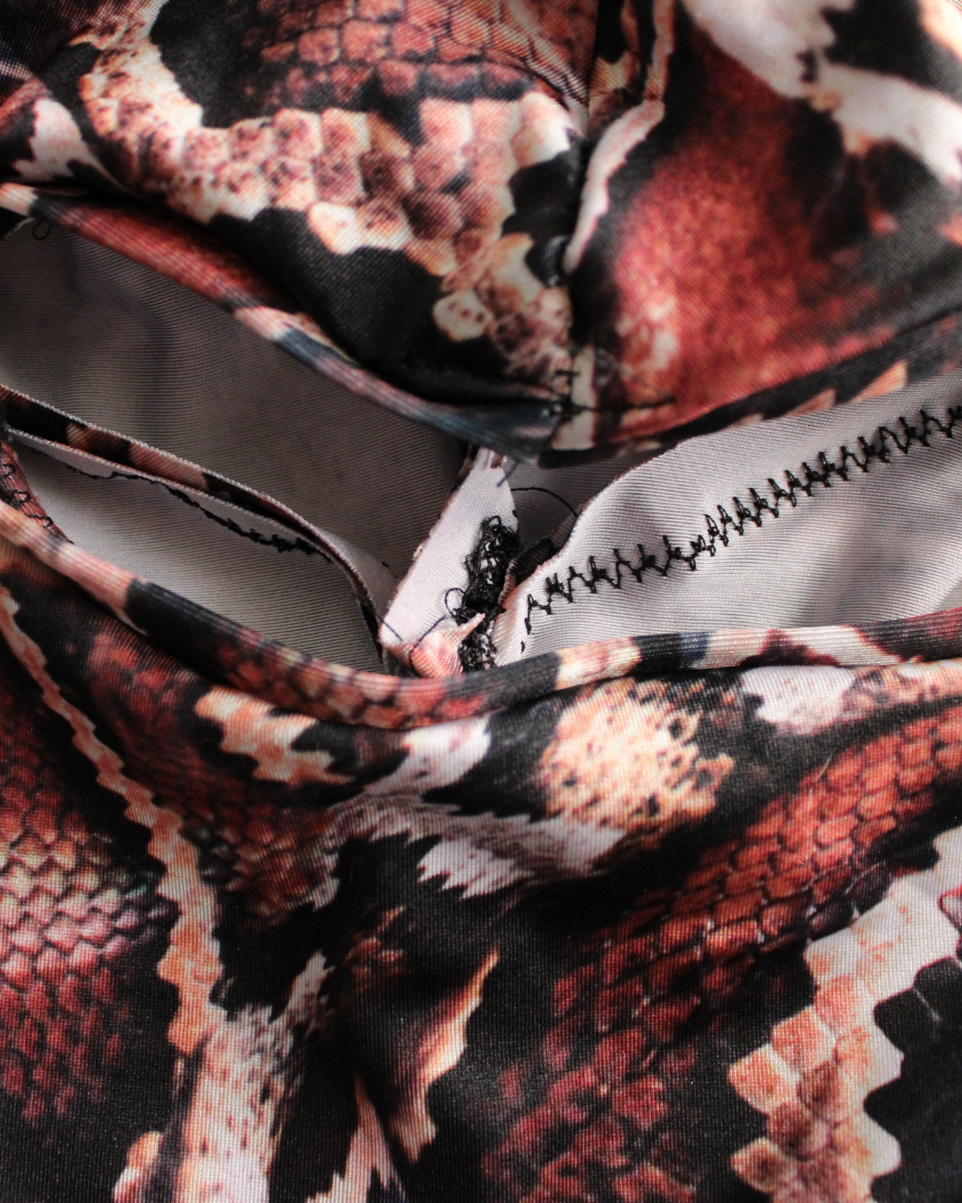 Venomous Behavior Snakeskin Alien Ski Mask