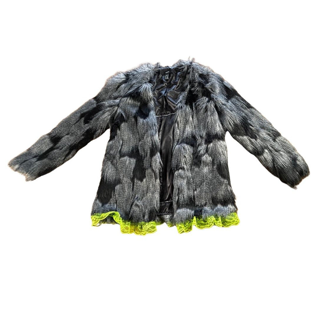 The Exorcist Faux Fur Jacket — Upcycled Horror Couture
