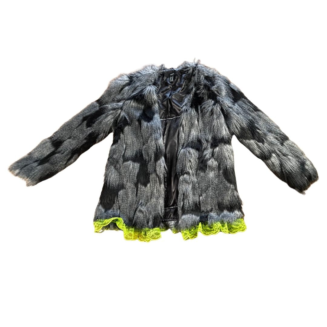 The Exorcist Faux Fur Jacket — Upcycled Horror Couture